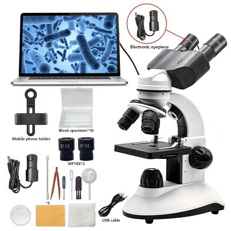 40X-1280X Compound Binocular M - đánh giá và giá Microscope Compound 40X