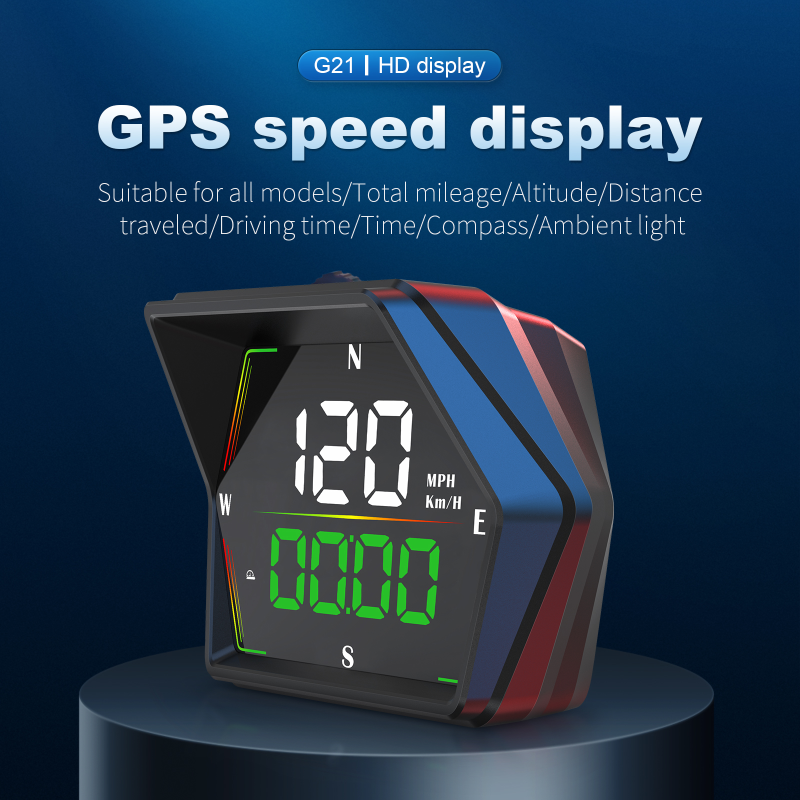 HUD G21 Head up Display Car Di - đánh giá và giá Anemometer Wind Speed