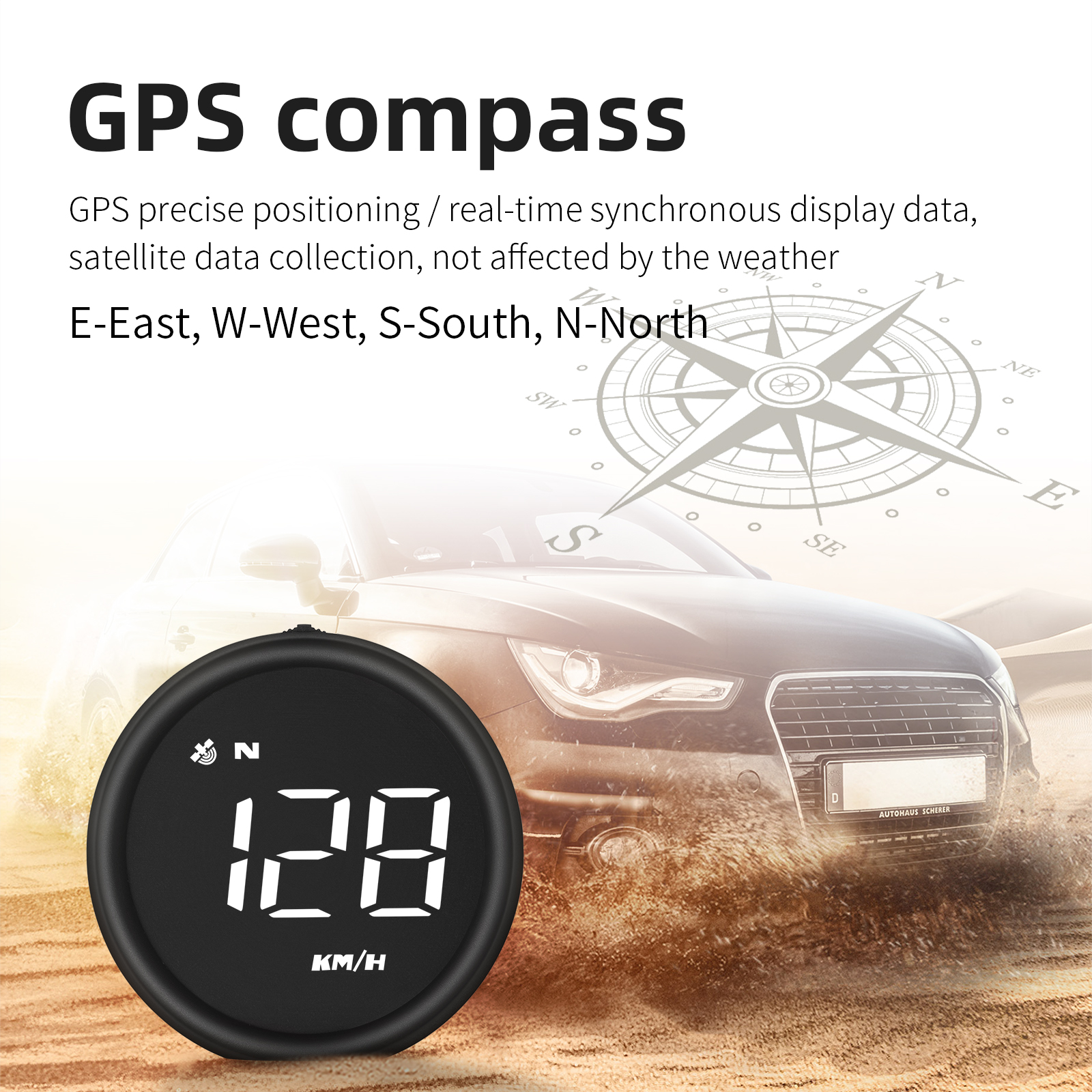 G1 GPS HUD & B1 OBD2 On-board  - đánh giá và giá Anemometer Wind Speed