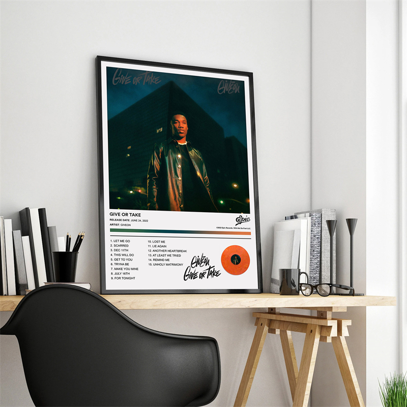 Pop rapper Music Album Cover G - đánh giá và giá Star Map Poster