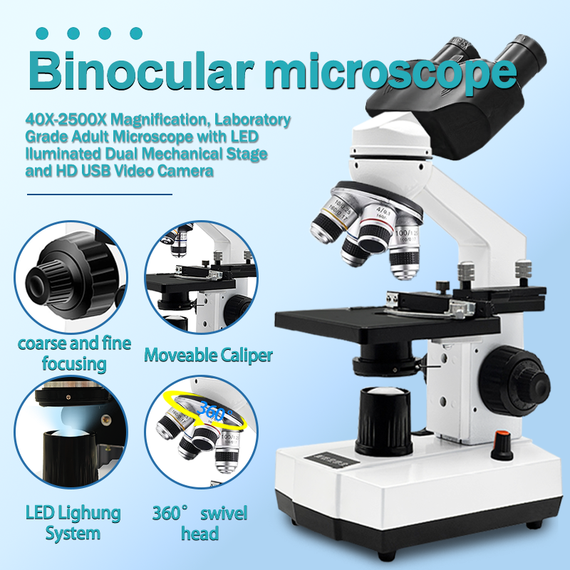 Compound Microscope,40X-2500X, - đánh giá và giá Microscope Compound 40X