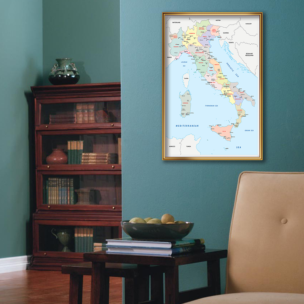 42*59cm In Italian Political M - đánh giá và giá Star Map Poster