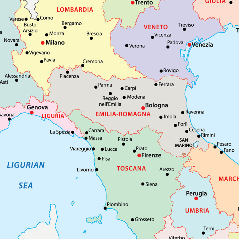 42*59cm In Italian Political M - đánh giá và giá Star Map Poster