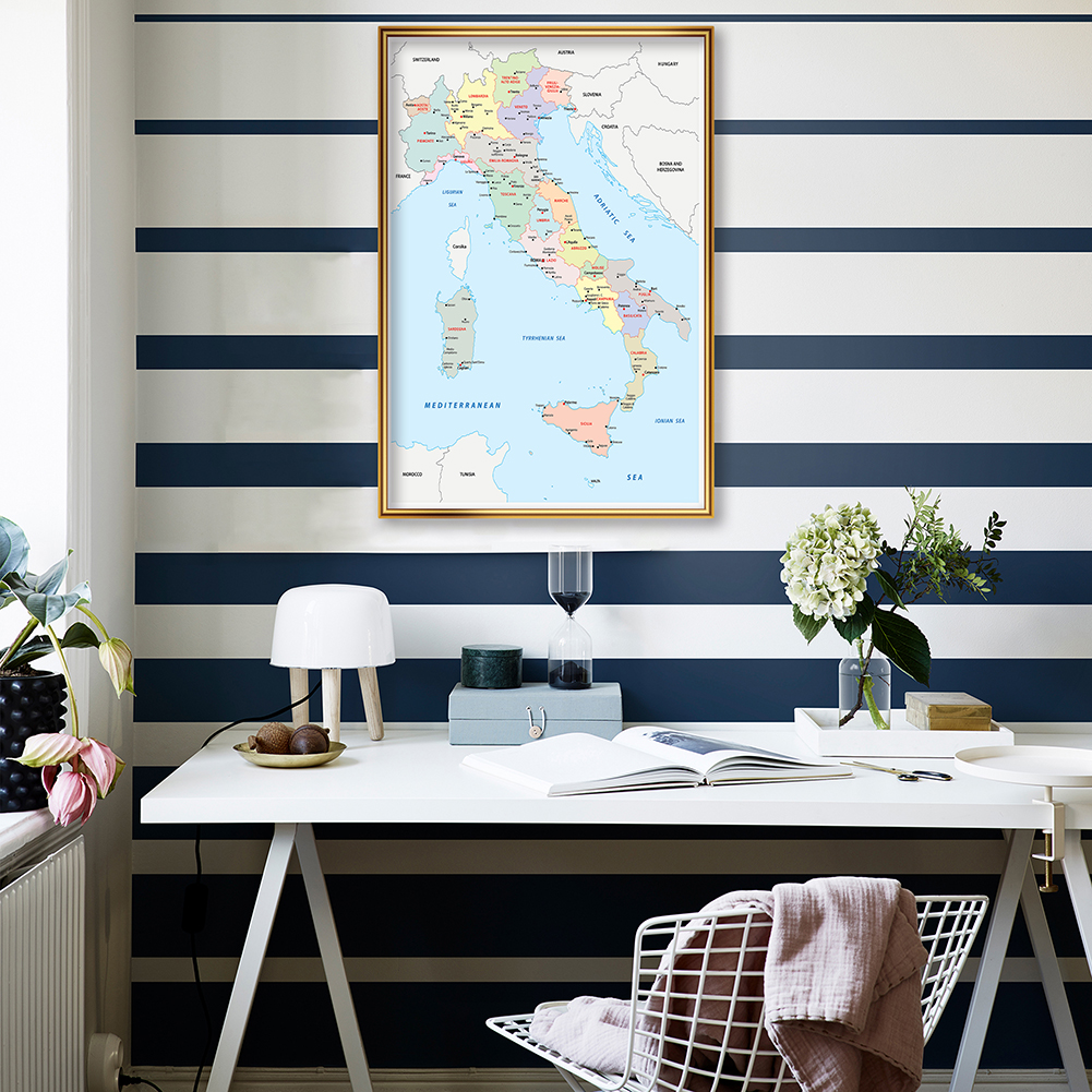 42*59cm In Italian Political M - đánh giá và giá Star Map Poster