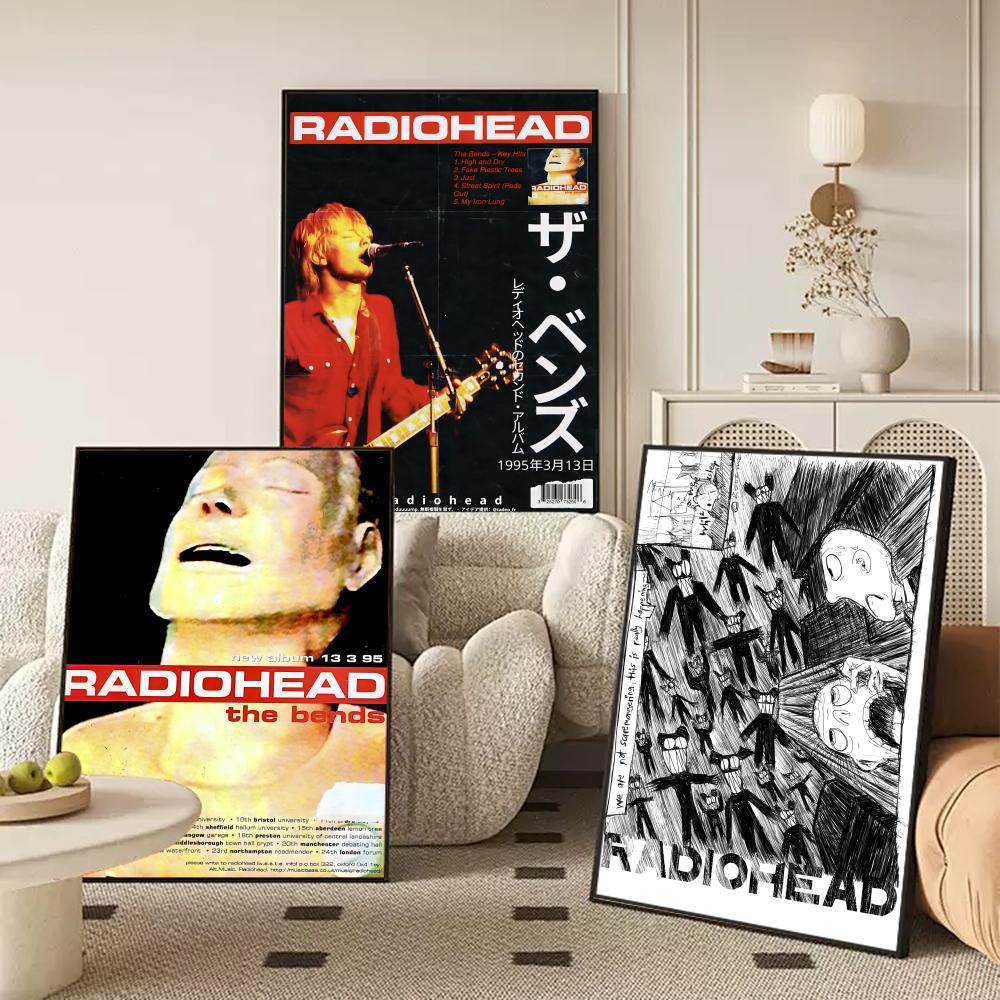 Rock Band Characters Radiohead - đánh giá và giá Star Map Poster